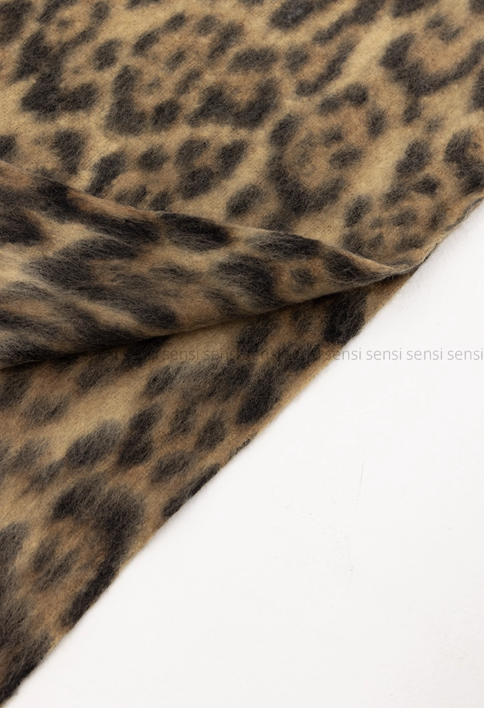 شال بافت پشمی موهری پلنگی کد1005157